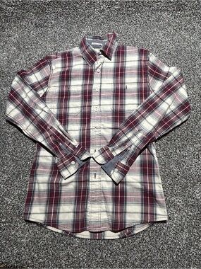 Wrangler Mens Button-Up Shirt Flex Long Sleeve Cowboy western S Rodeo